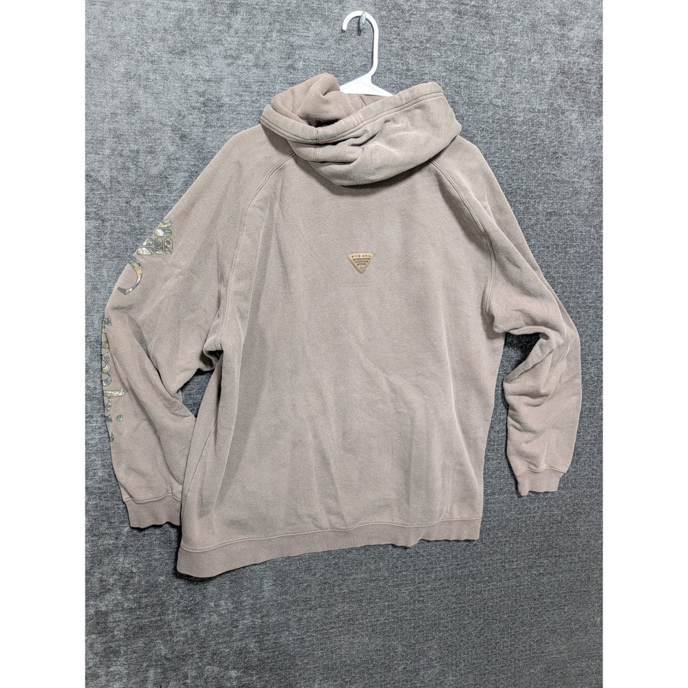Columbia PHG Performance Hunting Gear Hoodie Taupe Camo Logo XL 1463 - Picture 3 of 7